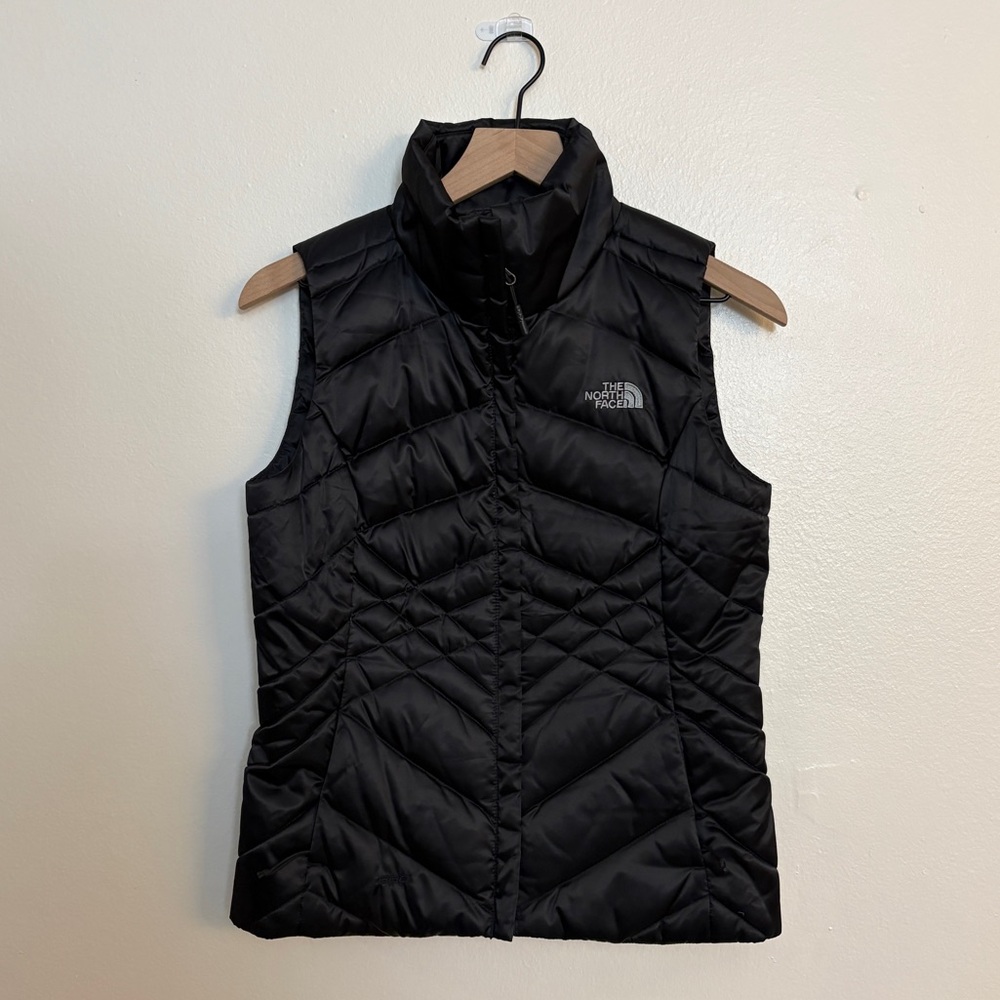 The North Face Aconcagua Vest 550-fill goose down black puffer vest - Women’s XS